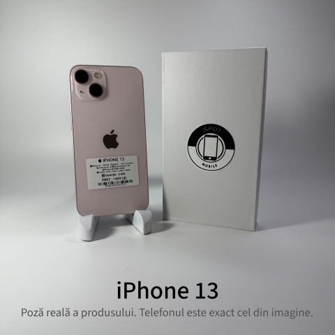 iPhone 13 - iPhone 13 128GB Pink Grad A • Second Hand • GARANȚIE 2 ANI
