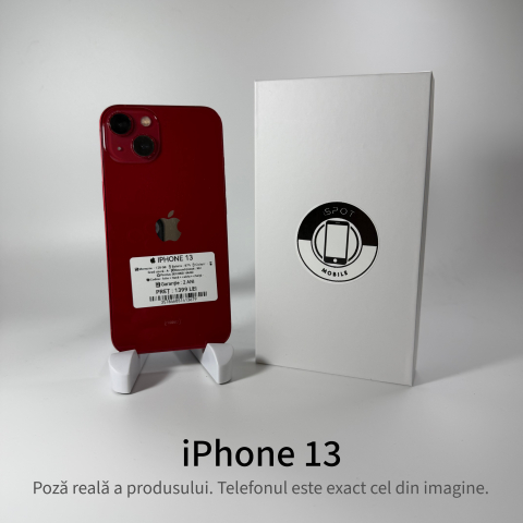 iPhone - iPhone 13 128GB (PRODUCT)RED Grad A- • Second Hand • GARANȚIE 2 ANI