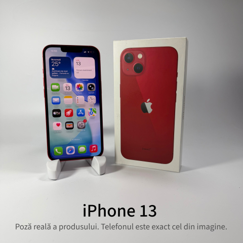 iPhone 13 128GB (PRODUCT)RED Grad A • Second Hand • GARANȚIE 2 ANI [2]