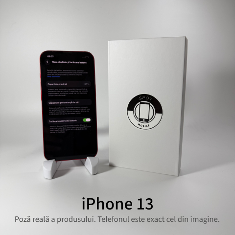 iPhone 13 128GB (PRODUCT)RED Grad A- • Second Hand • GARANȚIE 2 ANI [4]