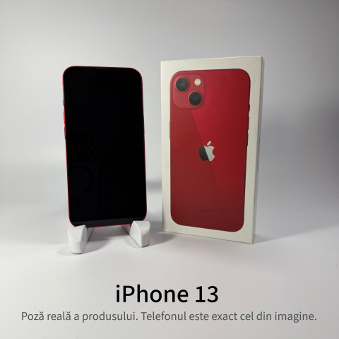 iPhone 13 128GB (PRODUCT)RED Grad A • Second Hand • GARANȚIE 2 ANI [1]