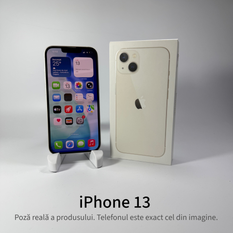iPhone 13 128GB Starlight Grad A • Second Hand • GARANȚIE 2 ANI [1]