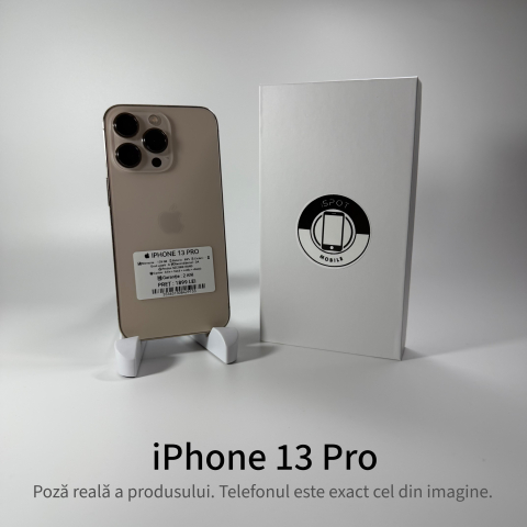 iPhone - iPhone 13 Pro 128GB Gold Grad A • Second Hand • GARANȚIE 2 ANI