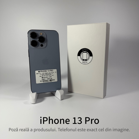 iPhone - iPhone 13 Pro 128GB Sierra Blue Grad A - Second Hand - GARANTIE 2 ANI