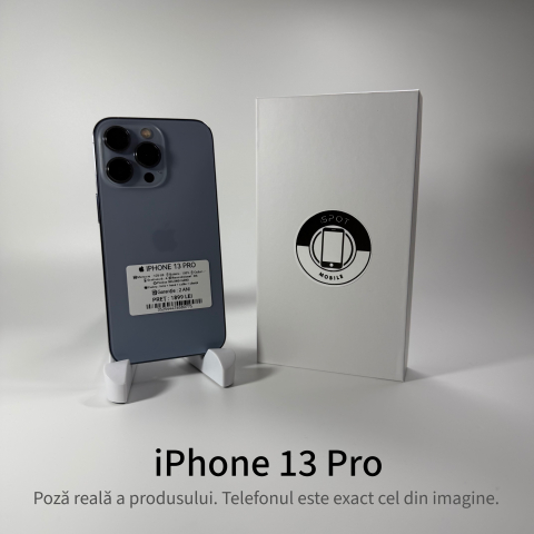 iPhone - iPhone 13 Pro 128GB Blue Grad A • Second Hand • GARANȚIE 2 ANI