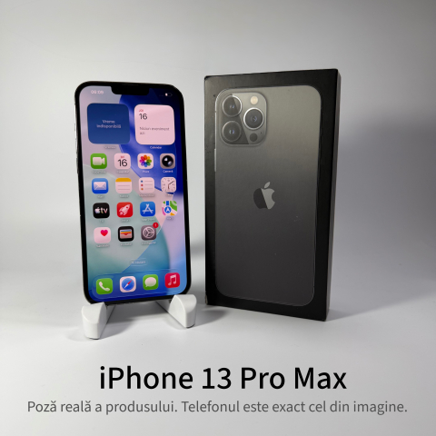 iPhone 13 Pro Max 128GB Graphite Grad A- • Second Hand • GARANȚIE 2 ANI [1]