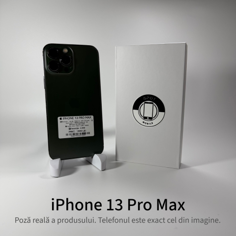 iPhone - iPhone 13 Pro Max 128GB Green Grad A • Second Hand • GARANȚIE 2 ANI