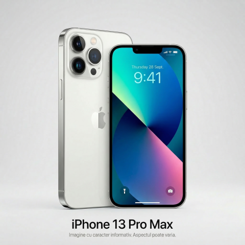 Telefoane - iPhone 13 Pro Max 256GB Silver Grad A – Second Hand