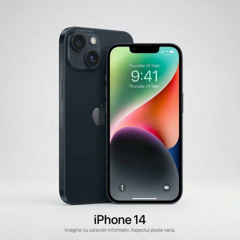 Telefoane - iPhone 14 128GB Black Grad A – Second Hand