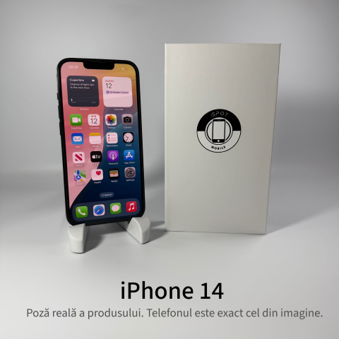 iPhone 14 128GB Black Grad A – Second Hand - GARANȚIE 2 ANI [1]