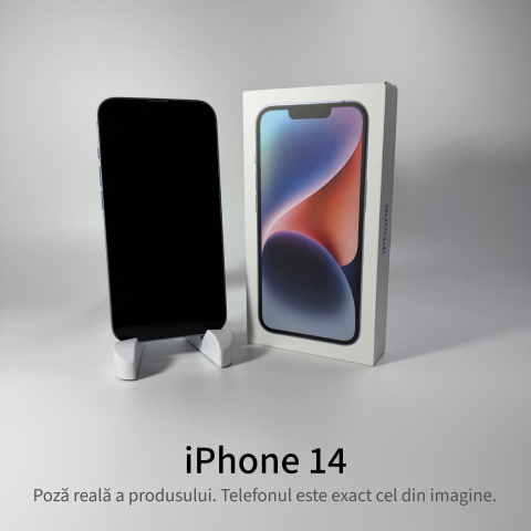 iPhone 14 128GB Blue Grad A • Second Hand • GARANȚIE 2 ANI [2]