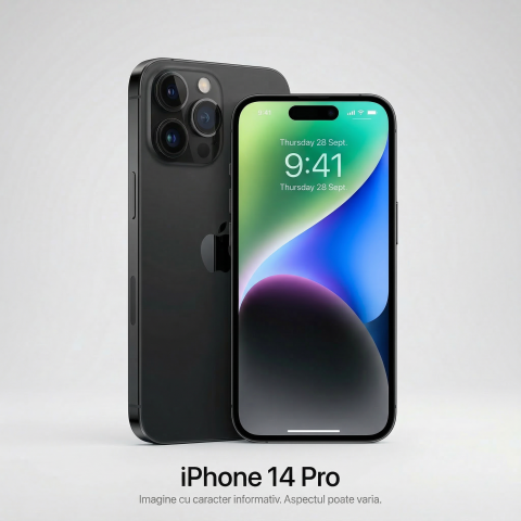 Telefoane - iPhone 14 Pro 128GB Black Grad A – Second Hand