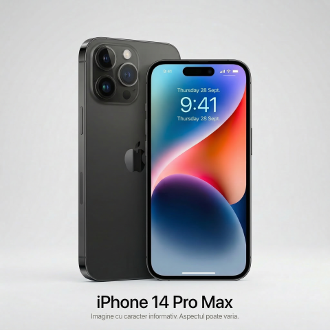 Telefoane - iPhone 14 Pro Max 128GB Black Grad A – Second Hand