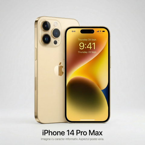 Telefoane - iPhone 14 Pro Max 128GB Gold Grad A – Second Hand