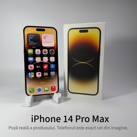 iPhone 14 Pro Max 128GB Gold Grad A • Second Hand • GARANȚIE 2 ANI [1]