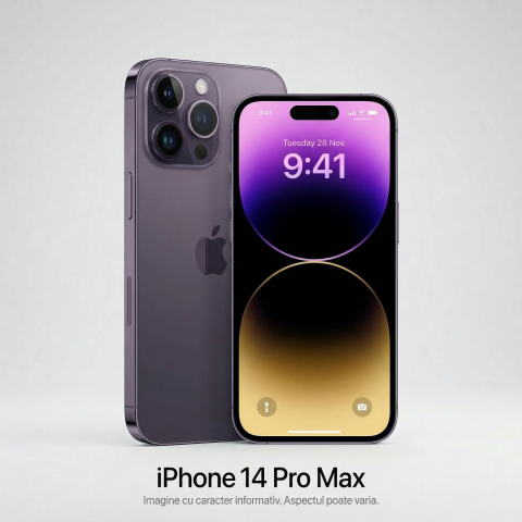 Telefoane - iPhone 14 Pro Max 128GB Purple Grad A – Second Hand