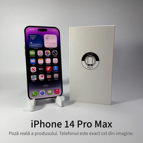 iPhone 14 Pro Max 256GB Purple Grad A • Second Hand • GARANȚIE 2 ANI [1]