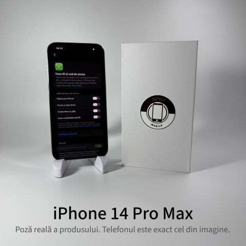 iPhone 14 Pro Max 256GB Silver Grad A- • Second Hand • GARANȚIE 2 ANI [3]