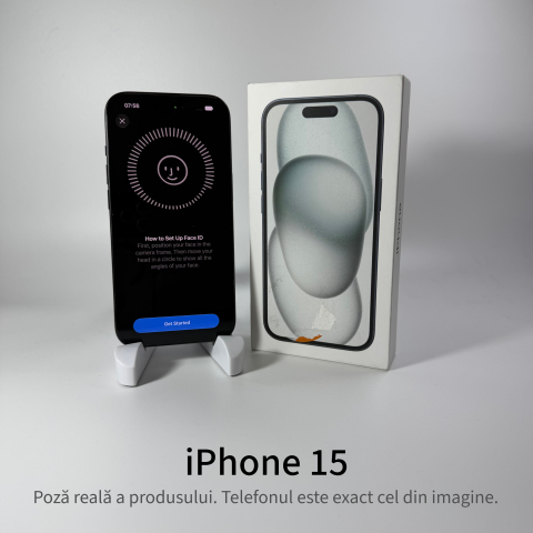 iPhone 15 128GB Black Grad A • Second Hand • GARANȚIE 2 ANI [3]