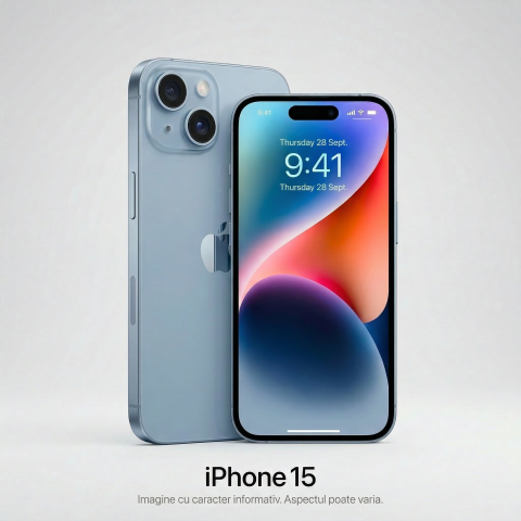 Telefoane - iPhone 15 128GB Blue Grad A – Second Hand