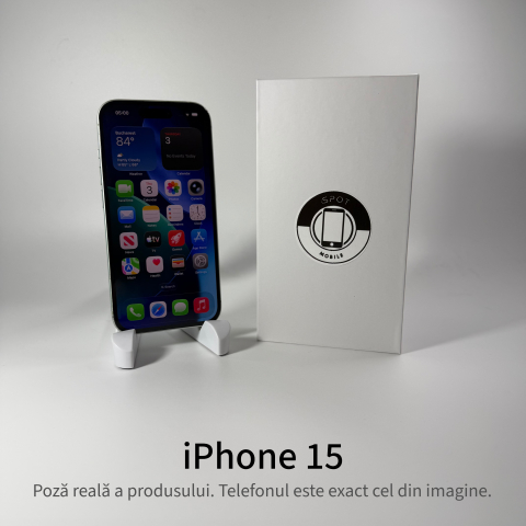 iPhone 15 128GB Green Grad A- • Second Hand • GARANȚIE 2 ANI [1]