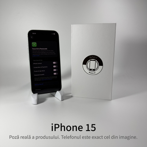 iPhone 15 128GB Green Grad A- • Second Hand • GARANȚIE 2 ANI [3]
