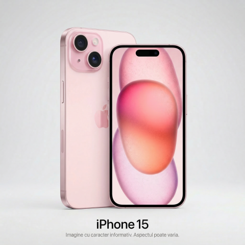 Telefoane - iPhone 15 128GB Pink Grad A – Second Hand