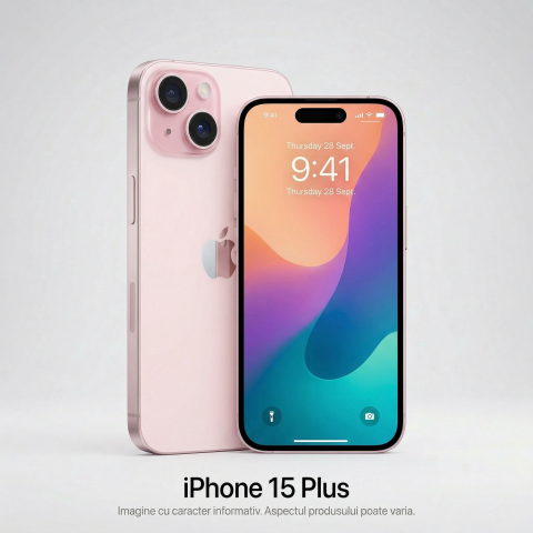 Telefoane - iPhone 15 Plus 128GB Pink Grad A – Second Hand