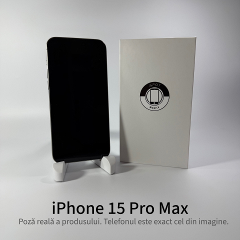 iPhone 15 Pro Max 256GB Natural Grad A – Second Hand – GARANȚIE 2 ANI [2]