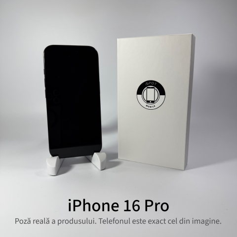 iPhone 16 Pro 128GB Black Titanium Grad A - Second Hand - GARANTIE 2 ANI [3]