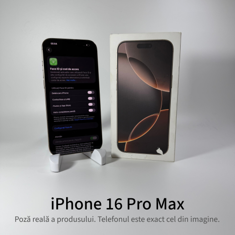 iPhone 16 Pro Max 256GB Desert Grad A • Second Hand • GARANȚIE 2 ANI [3]