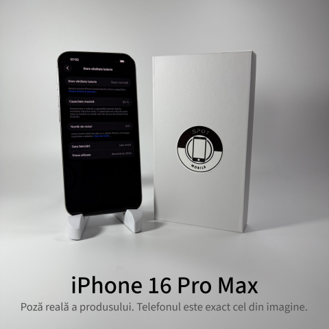 iPhone 16 Pro Max 256GB Natural Grad A • Second Hand • GARANȚIE 2 ANI [3]