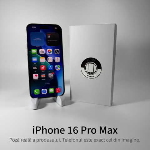 iPhone 16 Pro Max 256GB Natural Grad A • Second Hand • GARANȚIE 2 ANI [1]