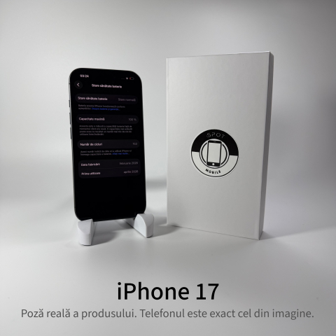 iPhone 17 256GB Black Grad A+ • Second Hand • GARANȚIE 2 ANI [2]