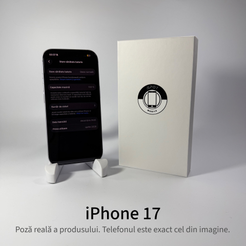 iPhone 17 256GB Lavender NOU (Activat) - Grad A+ - GARANTIE 2 ANI [2]