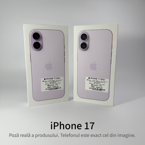 iPhone - iPhone 17 256GB Lavender – NOU SIGILAT – GARANȚIE 2 ANI
