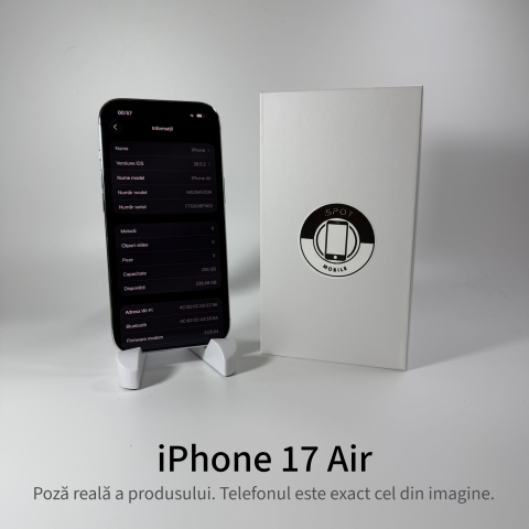 iPhone 17 Air 256GB White Grad A+ • Second Hand • GARANȚIE 2 ANI [4]