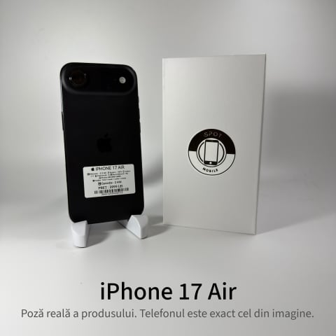 iPhone - iPhone 17 Air 512GB Black Grad A • Second Hand • GARANȚIE 2 ANI