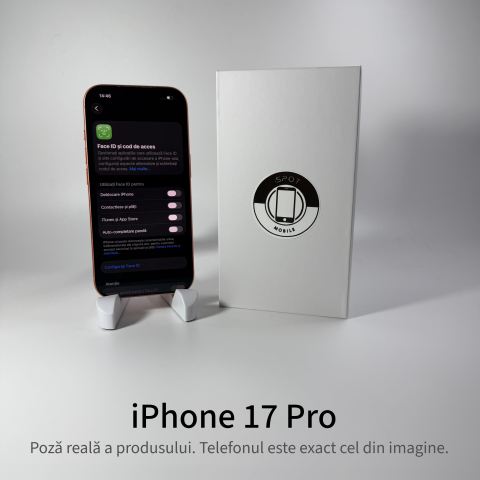 iPhone 17 Pro 256GB 12GB RAM Orange Grad A- • Second Hand • GARANȚIE 2 ANI [3]