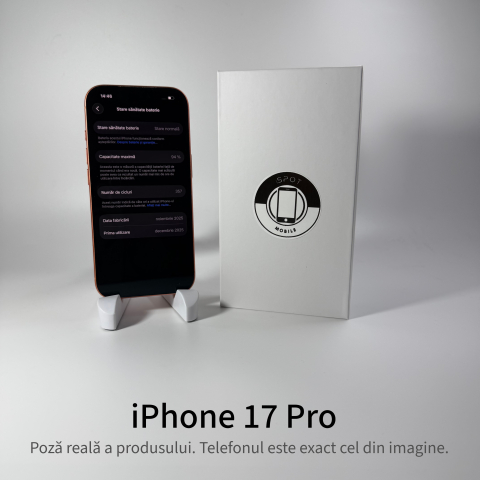 iPhone 17 Pro 256GB 12GB RAM Orange Grad A- • Second Hand • GARANȚIE 2 ANI [4]