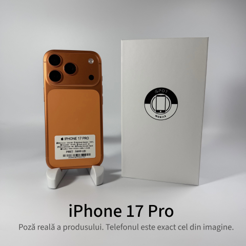 iPhone - iPhone 17 Pro 256GB Orange Grad A+ – Second Hand - GARANȚIE 2 ANI