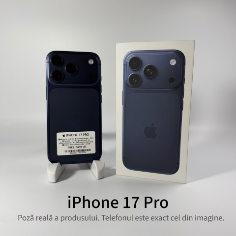 iPhone - iPhone 17 Pro 512GB Blue Grad A+ – Second Hand - GARANȚIE 2 ANI