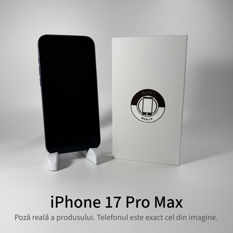 iPhone 17 Pro Max 256GB 12GB RAM Blue Grad A- • Second Hand • GARANȚIE 2 ANI [2]