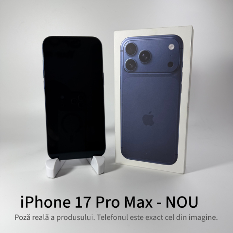 iPhone 17 Pro Max 256GB NOU Blue Grad A+ • Second Hand • GARANȚIE 2 ANI [2]