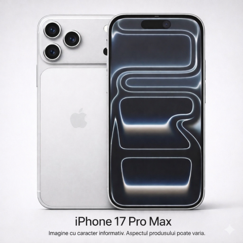 iPhone - iPhone 17 Pro Max 256GB Silver Grad A+ - Second Hand - GARANȚIE 2 ANI