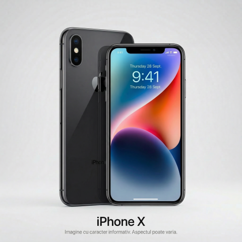 iPhone - iPhone X 64GB Black Grad A – Second Hand - Copie