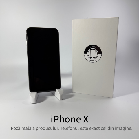 iPhone X 64GB Silver Grad A – Second Hand - GARANȚIE 2 ANI [2]