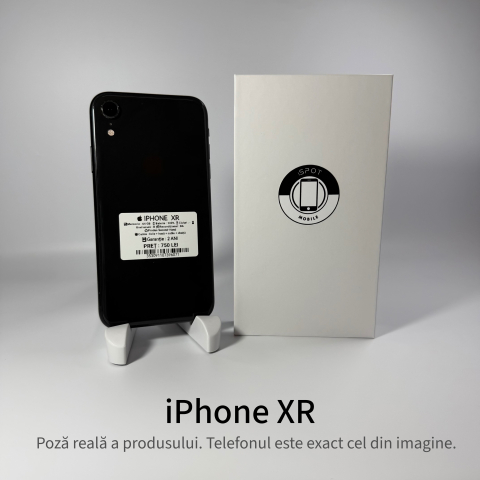 Telefoane - iPhone XR 64GB Black Grad A – Second Hand - GARANȚIE 2 ANI