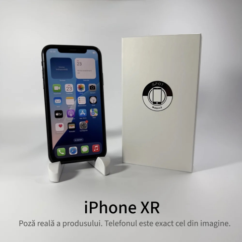 iPhone XR 64GB Black Grad A – Second Hand – GARANȚIE 2 ANI [1]