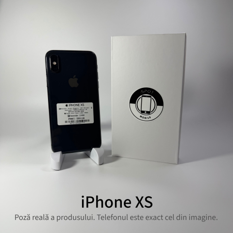 iPhone - iPhone XS 64GB Gray Grad A • Second Hand • GARANȚIE 2 ANI